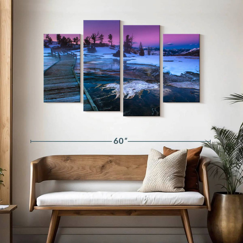 Alvord Winter In Yellowstone, 32'' H x 52'' W