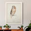 Toile encadrée de qualité supérieure Tawny Owl - prête à être accrochée-141755257-141755256
