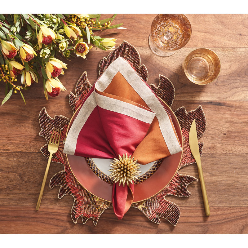 Enamor Stellar Napkin Ring, Gold