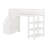 Loft Bed With Shelves, Storage Staircase, Small Wardrobe And LED Light-2073911214