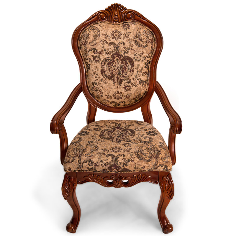Chaise à accoudoirs en cerisier Fern Louis