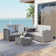 Wicker Modular Outdoor Conversation Set Of 4