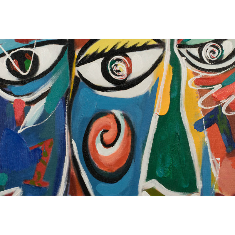 Hand -painted acrylic painting