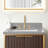 Jaen 25'' Stone Single Bathroom Vanity Top with Sink-92398337