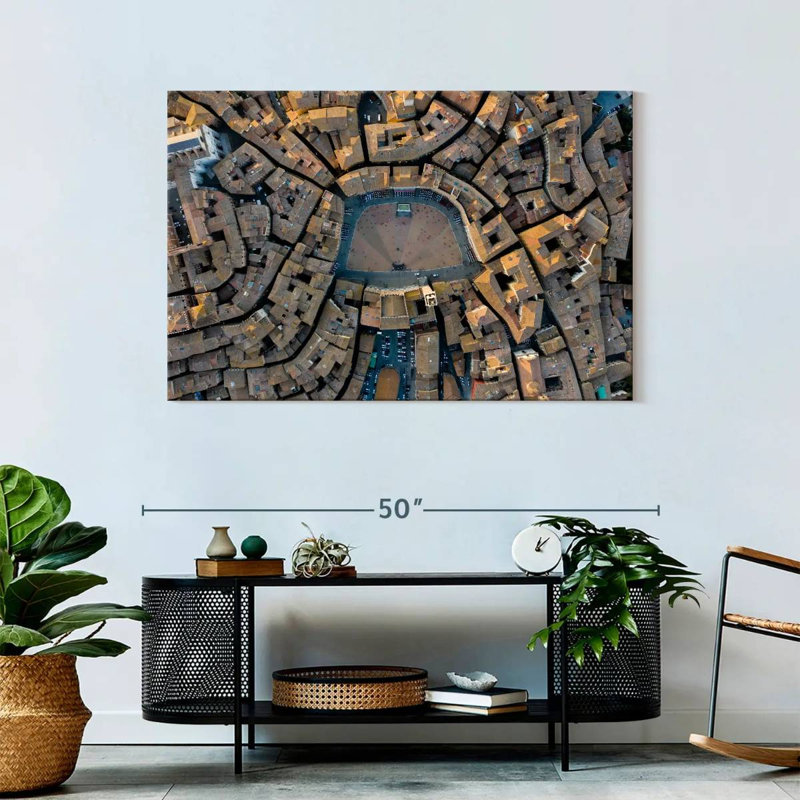 Kavia Piazza Del Campo, 30" H x 45" W