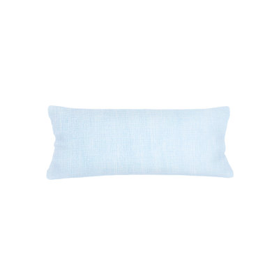 Coussin en lin bleu ciel 13x30