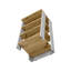 Armoire à linge Jenne, quatre tablettes ouvertes-212782035