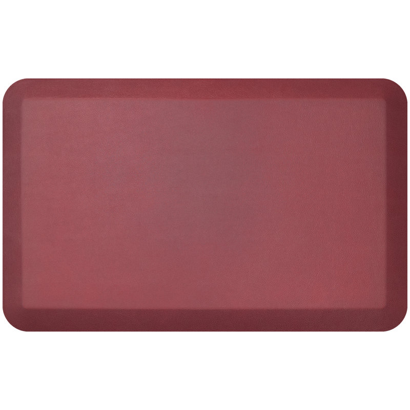 Tapis anti-fatigue sur pied Abdulraheem, 1 pi 8 po x 2 pi 8 po, Canneberge
