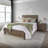 Nevada Walnut Solid Wood Bedframe-946939503
