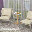 Table d'appoint pour table de bout de salon - pour canapé et table de chevet ronde avec pieds robustes en bambou-389288567-379604022