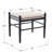 Linen Upholstered Ottoman With Solid Wood Legs-1843892699-1843892698