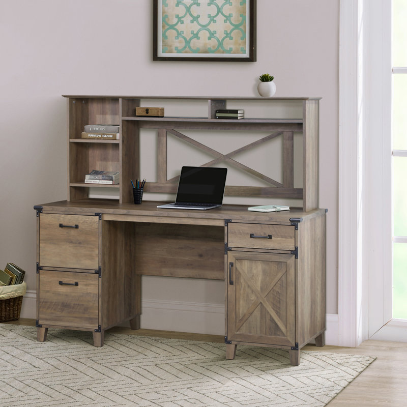 Bureau de direction Cobden Oxford Farmhouse, Chêne rustique