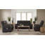 Canapé inclinable double électrique en cuir fleur Hughes Furniture 83608-267423743