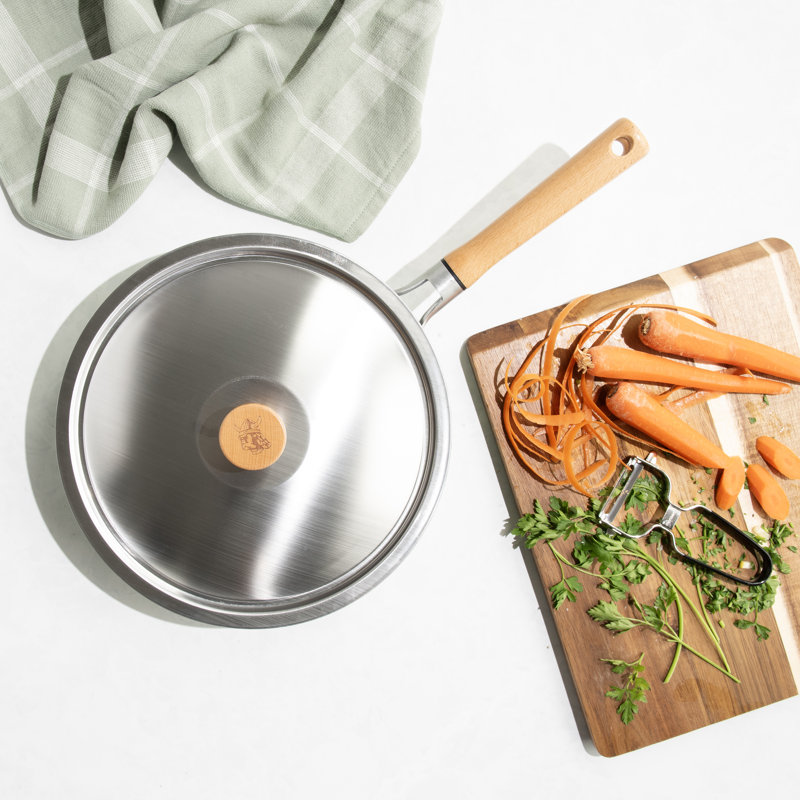 Nordic Ware Cardamom 8" Nonstick Frying Pan With Lid, 10"