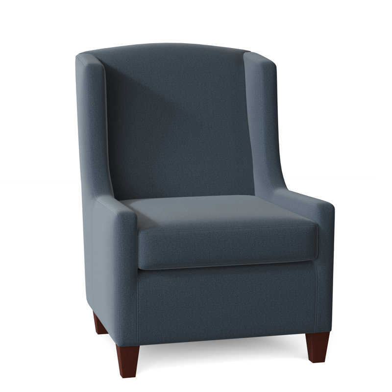 Sweetwater Wingback Chair, Anello 22 Navy Performance Twill, Manhattan, Yes
