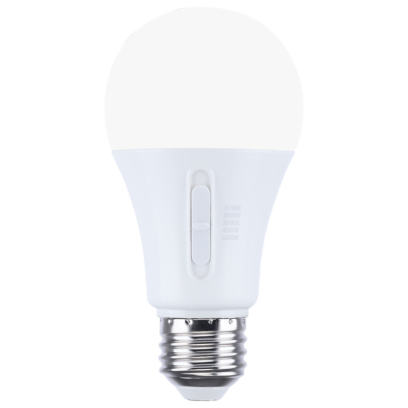 Ampoule DEL A19 15,5 watts à culot moyen 27 K / 3 K / 35 K / 4 K / 5 K 120 V, 1 600 lumens, 15,5 W