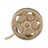 Decorative Objects for Home Decor – Champagne Movie Reel Sculpture for Kitchen Decor, Shelf Styling, or Decorations for Living Room – Vintage-Inspired Decorative Statues and Sculptures – 9", Champagne