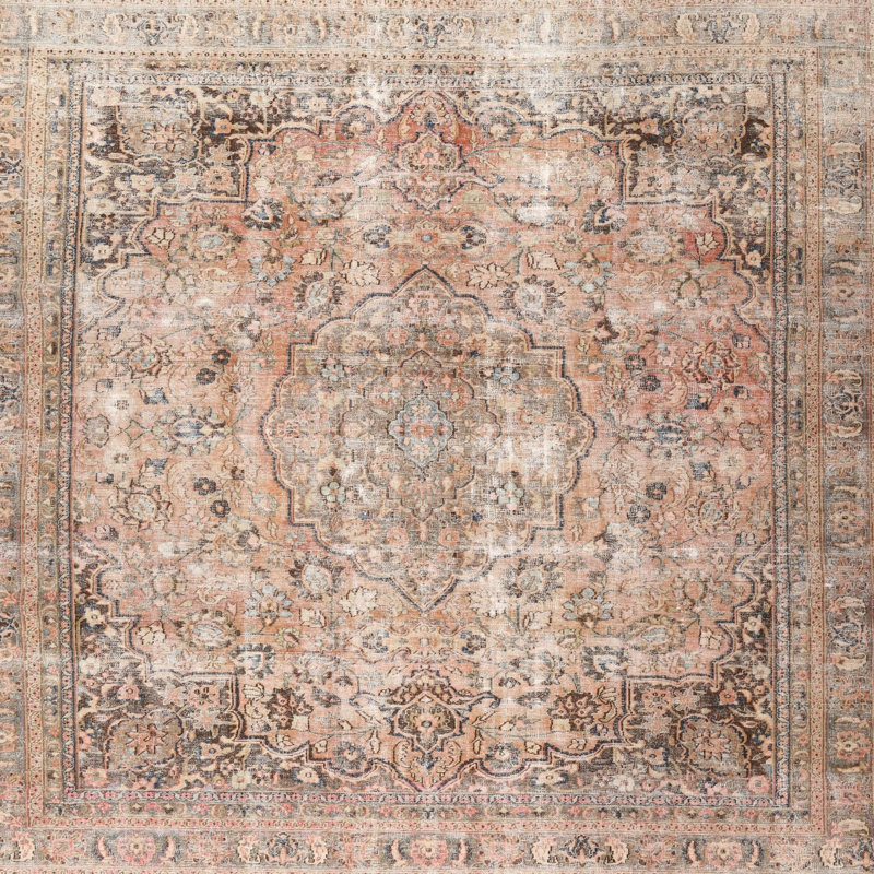 Oriental Indoor Rug, Square 5'