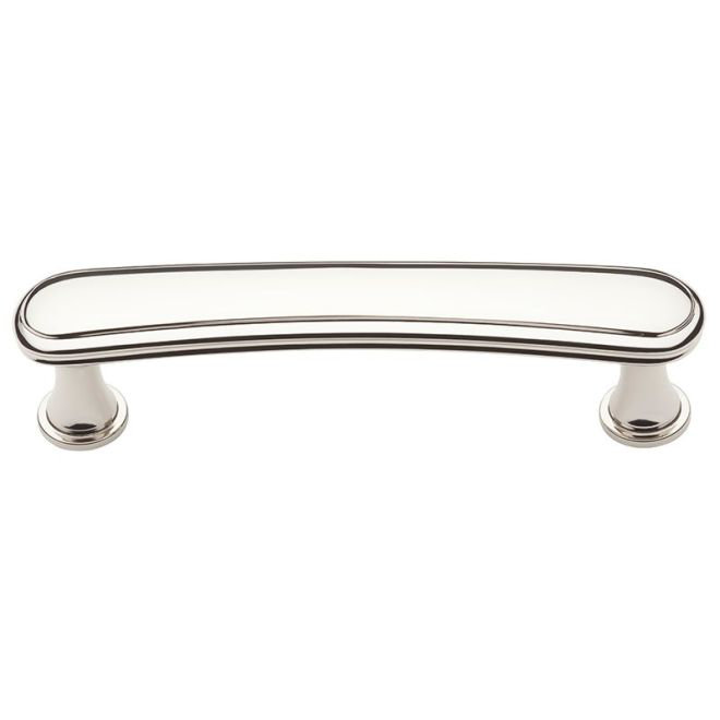 Severin C 3" Center to Center Arch Pull, 4", Bright Nickel