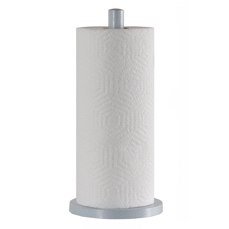 Porte-serviettes en papier sur pied, Blanc