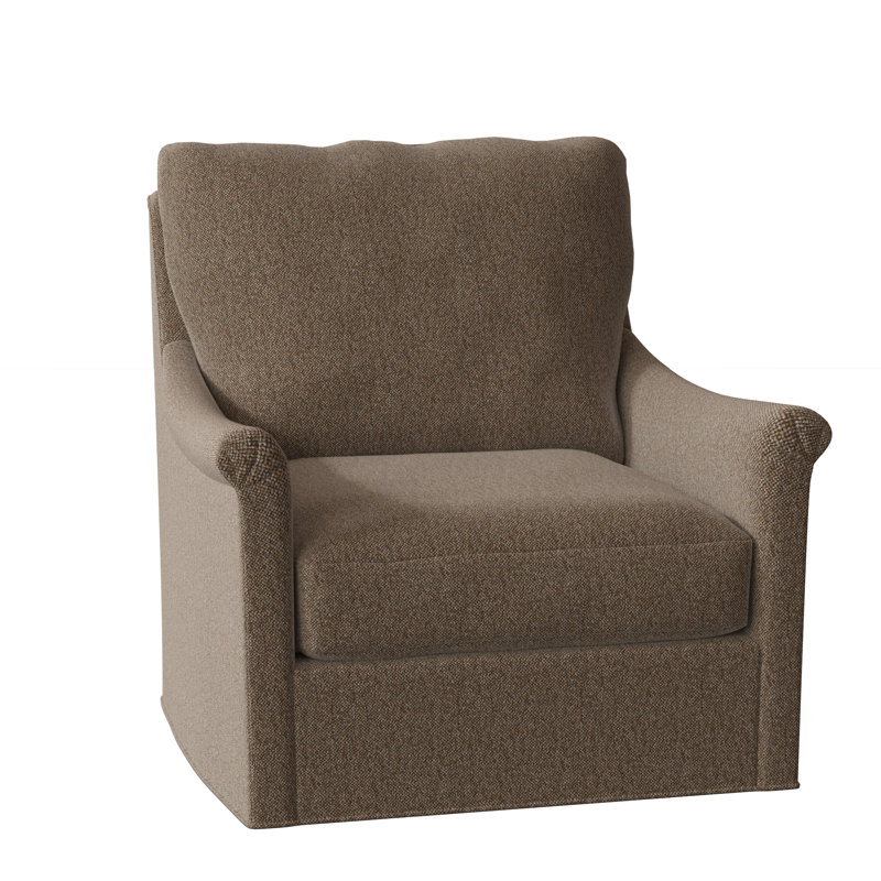 Fauteuil pivotant l 34,5 po Olivia, 9508 polypropylène / oléfine noisette