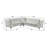 Jaffrey Upholstered L-Shaped Sectional Symmetrical