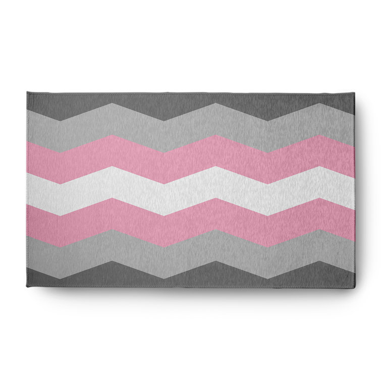 Cyna Chenille Chevron Indoor Rug