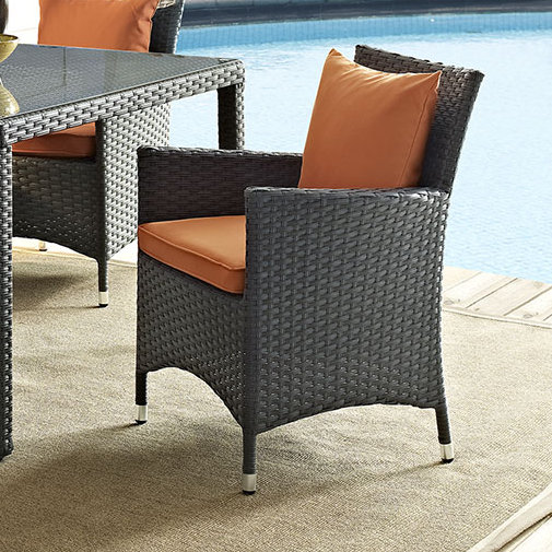 Fauteuil d'extérieur Modway Convene, Orange