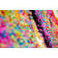 Tapis multicolore à motif abstrait Olgethorpe-670298188