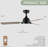 Lallu 44'' Ceiling Fan with LED Lights