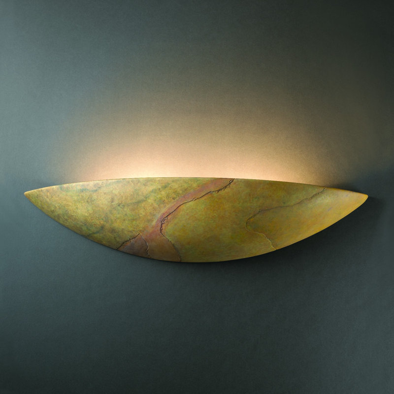 Maarten Ceramic Half Moon, Harvest Yellow Slate