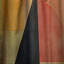 Motif de pastèque géométrique rouge Elijia I - rideau en velours traditionnel - obscurcissant - 1 panneau-20012148