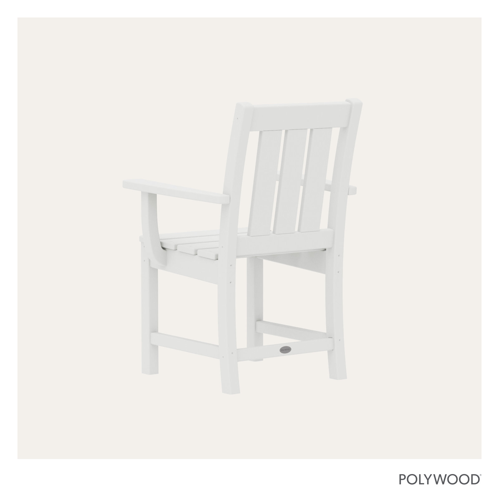 POLYWOOD® Oxford Patio Armchair, White