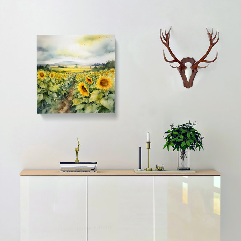 Modern Wall Art - Wrapped Canvas, 50cm H x 50cm W x 3cm D