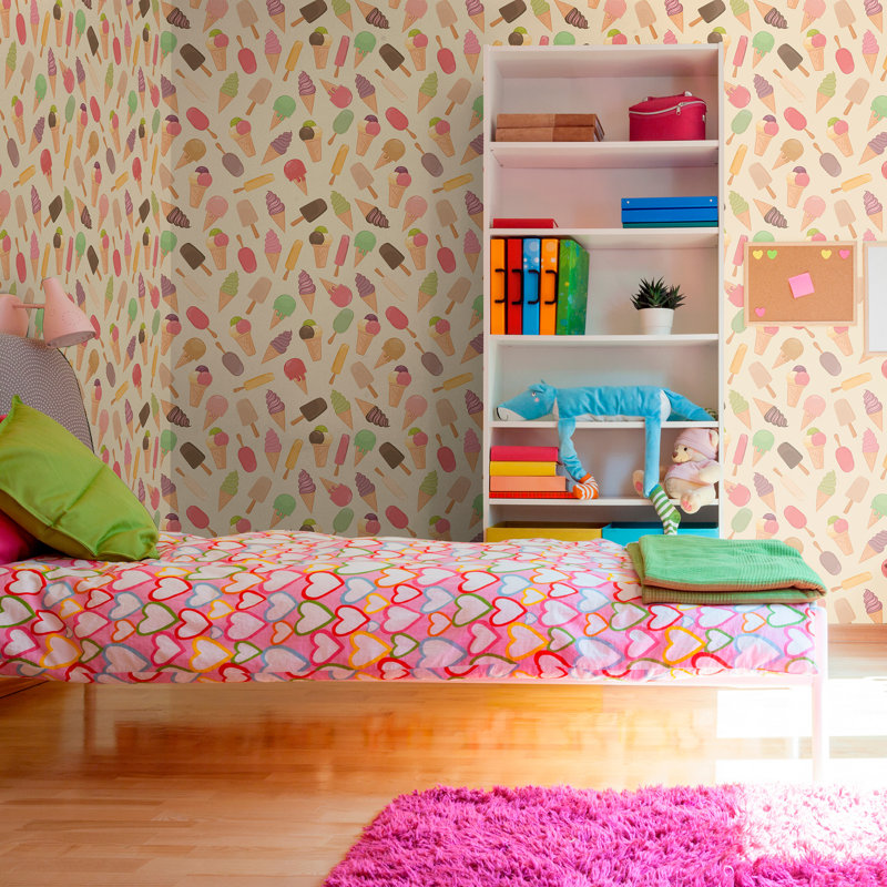 Panneau de papier peint amovible pour enfants Kemmerer, L 126 po x l 24 po
