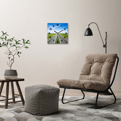 Iconia Glass Wall Clock