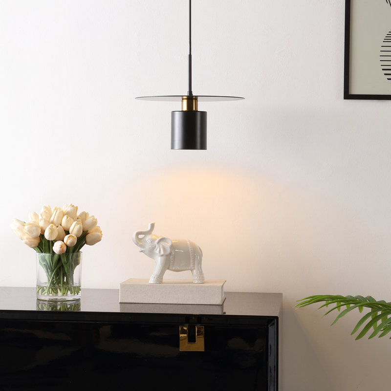 Luminaire suspendu cylindrique à 1 lumière Isabeau