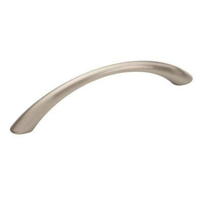 3-3/4" Curved Pull Satin Nickel