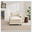Fauteuil club en tissu d'ameublement en chenille-1660826301