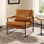 Faux Leather Armchair-829950533