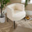 Chamelle Wide Upholstered Barrel Chair-1430106648