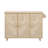 Solid Wood Handwoven Kitchen Island With Drop Leaf-1942395142