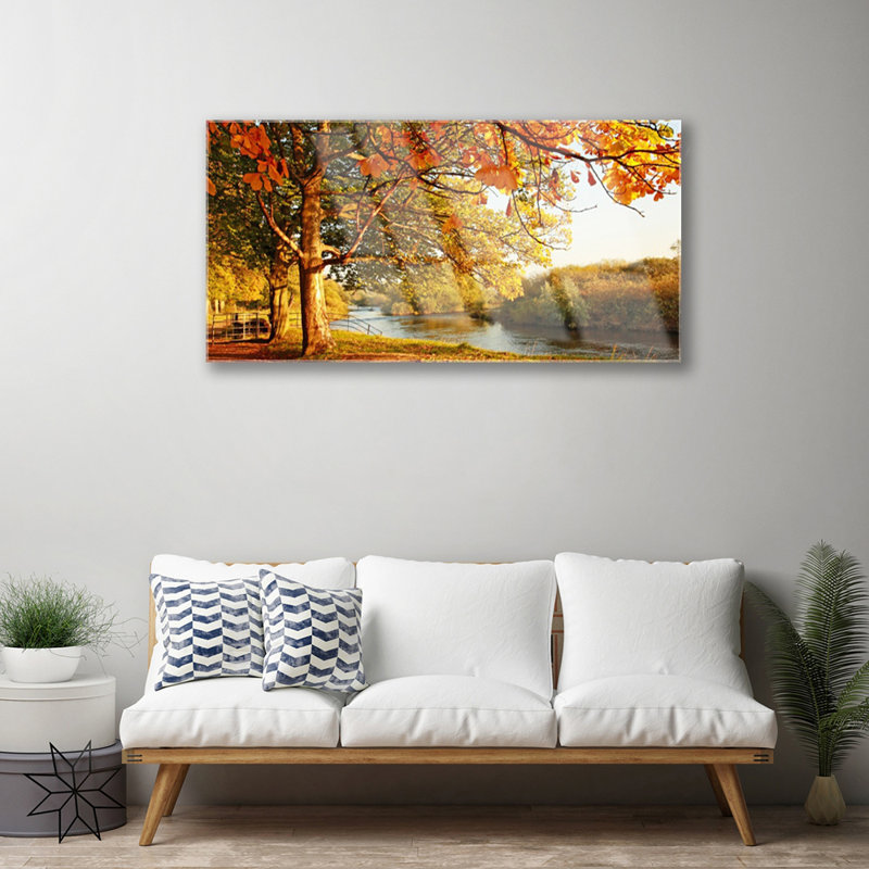 Tree Lake - Unframed Photograph on Glass