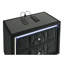Table de chevet à 2 tiroirs DEL Mika avec port USB-132586174