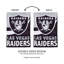 Drapeau de jardin en polyester 18 po x 13 po Las Raiders de Las Vegas