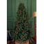 Pre-Lit Christmas Tree, 1220 Pe+Pvc Branch Tips, 450 Multicolor Led Lights-9 Chasing Modes, Xmas Tree With 72 Berries And 72 Pine Cones-185415367