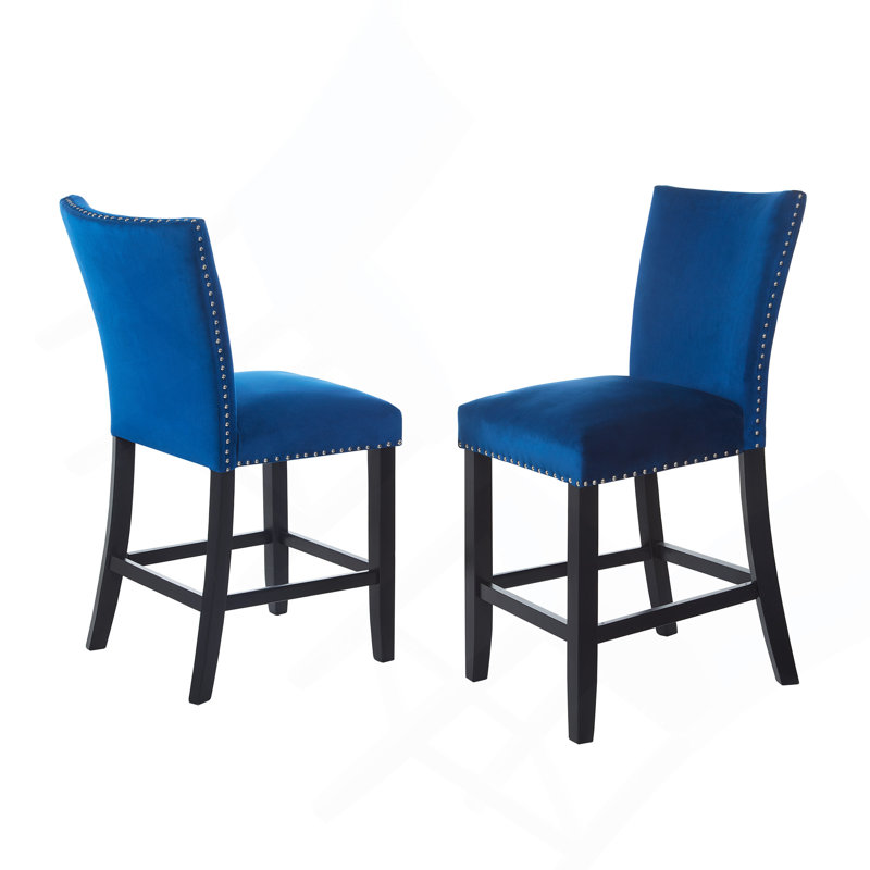 Fauteuil en velours 2pc
