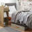 DormCo Texture Underbed Storage Bin with Wheels - Black Ash