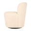 Fauteuil d'appoint pivotant avec revêtement texturé Boucle