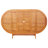 Jency Oval Eucalyptus Solid Wood Yes Outdoor , 63 " W 33.5 " D-1804872543